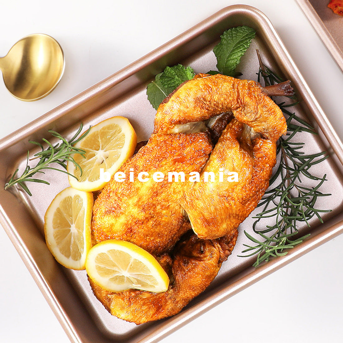 beicemania® Non-stick baking tray for oven for cookies Baking sheet deep baking tray