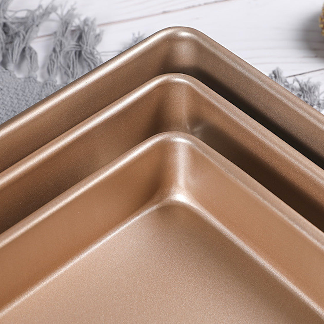 beicemania® Non-stick baking tray for oven for cookies Baking sheet deep baking tray
