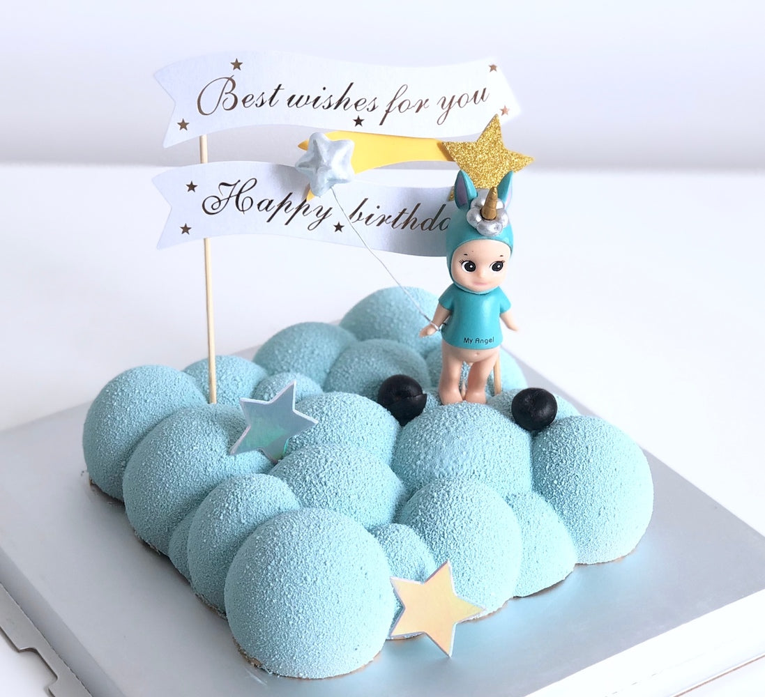 beicemania® Large Cake tin 8inch Square Cake tin 3D Cake tins Mousse Cake molds Silicone White Cloud