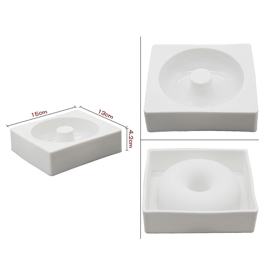 beicemania® Medium Cake tins Round Cake tin 3D Cake tins Mousse Cake molds Silicone White Ring Cake tin Donuts