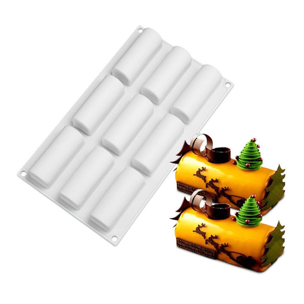 beicemania® Mini Cake tins Rectangle Cake tin 3D Cake tins Mousse Cake molds Silicone White Chocolate mold