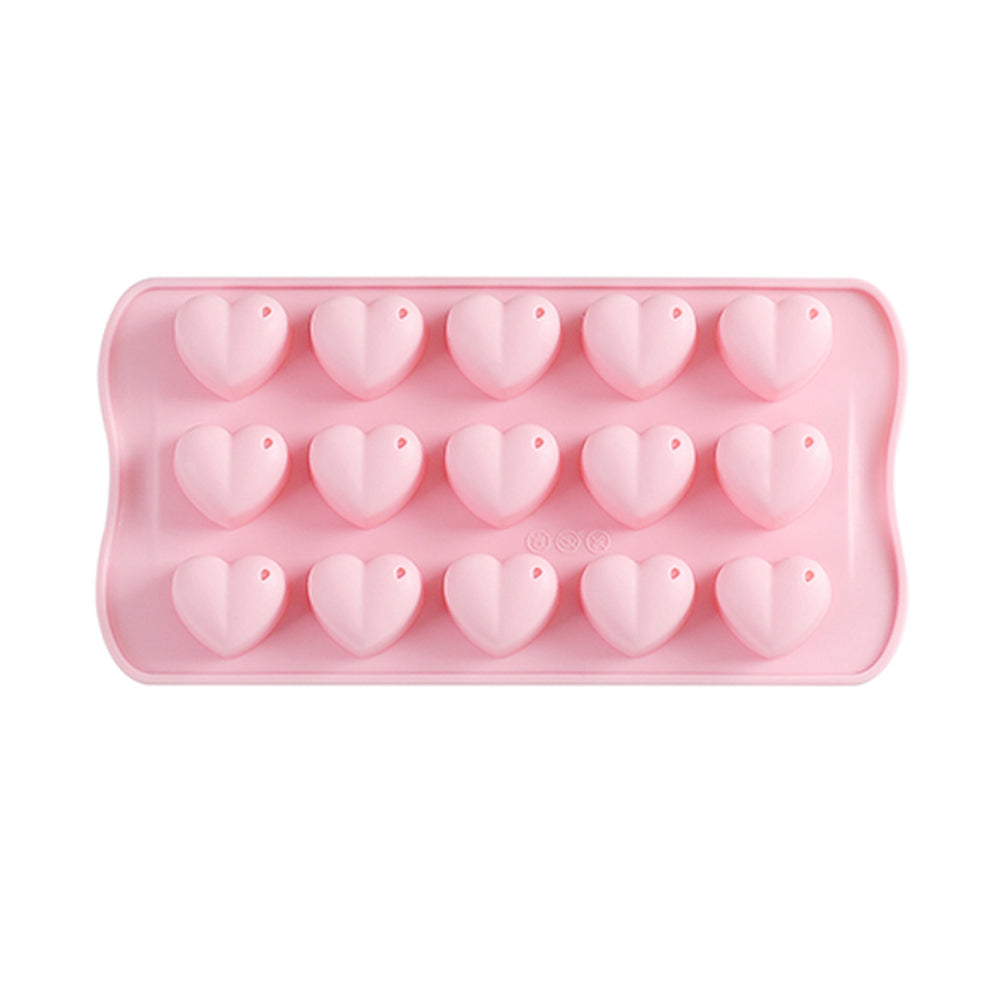 beicemania® Silicone ice Cube Tray 2-Piece Set Chocolate Mold Heart