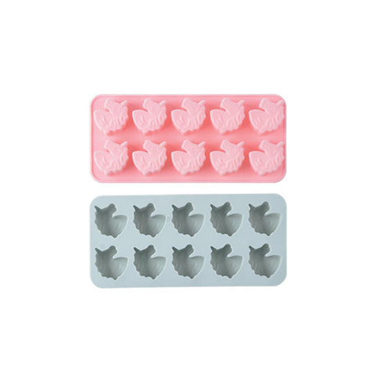 beicemania® Silicone ice Cube Tray 2-Piece Set 10 cubes Chocolate mold Unicorn