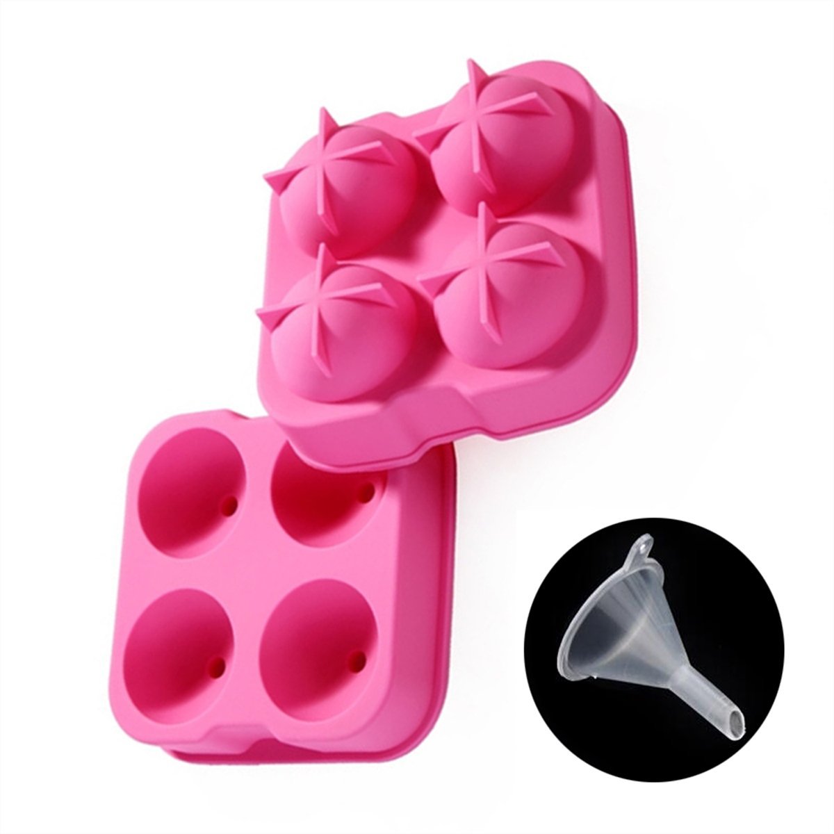 beicemania® Silicone Ice Ball Mold Neo Pink for 4.5cm Ball Ice