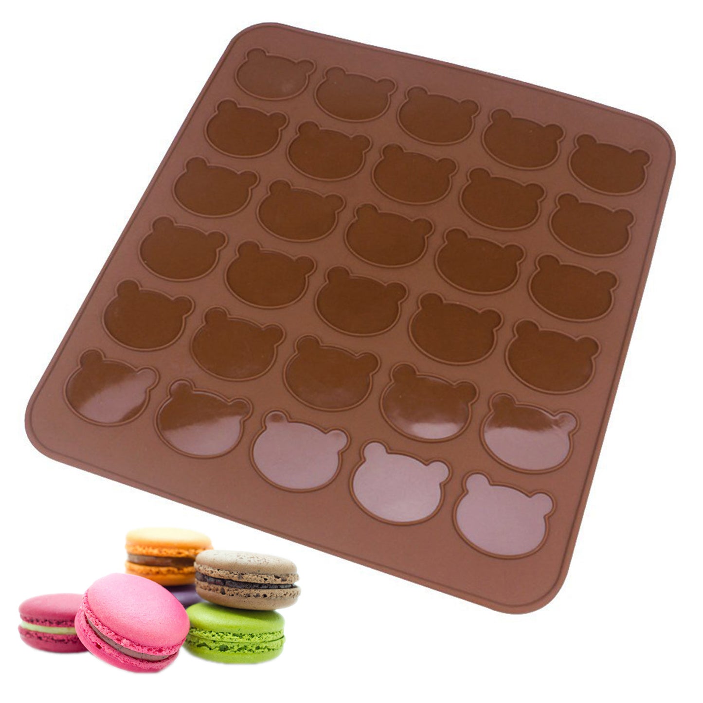 beicemania® Silicone Classic Macaron Baking Mat for Macarons Macaroons Biscuits Cookies