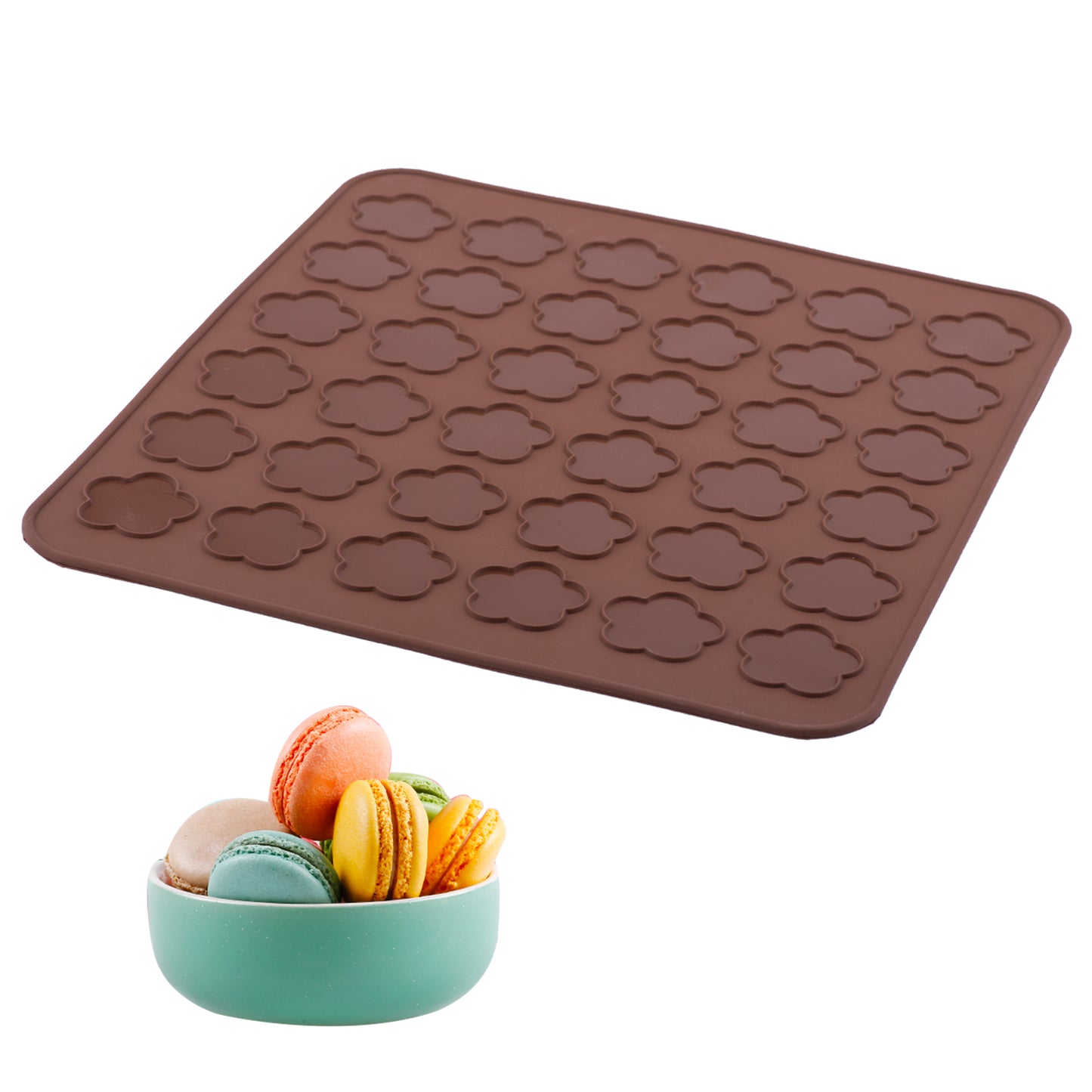 beicemania® Silicone Classic Macaron Baking Mat for Macarons Macaroons Biscuits Cookies