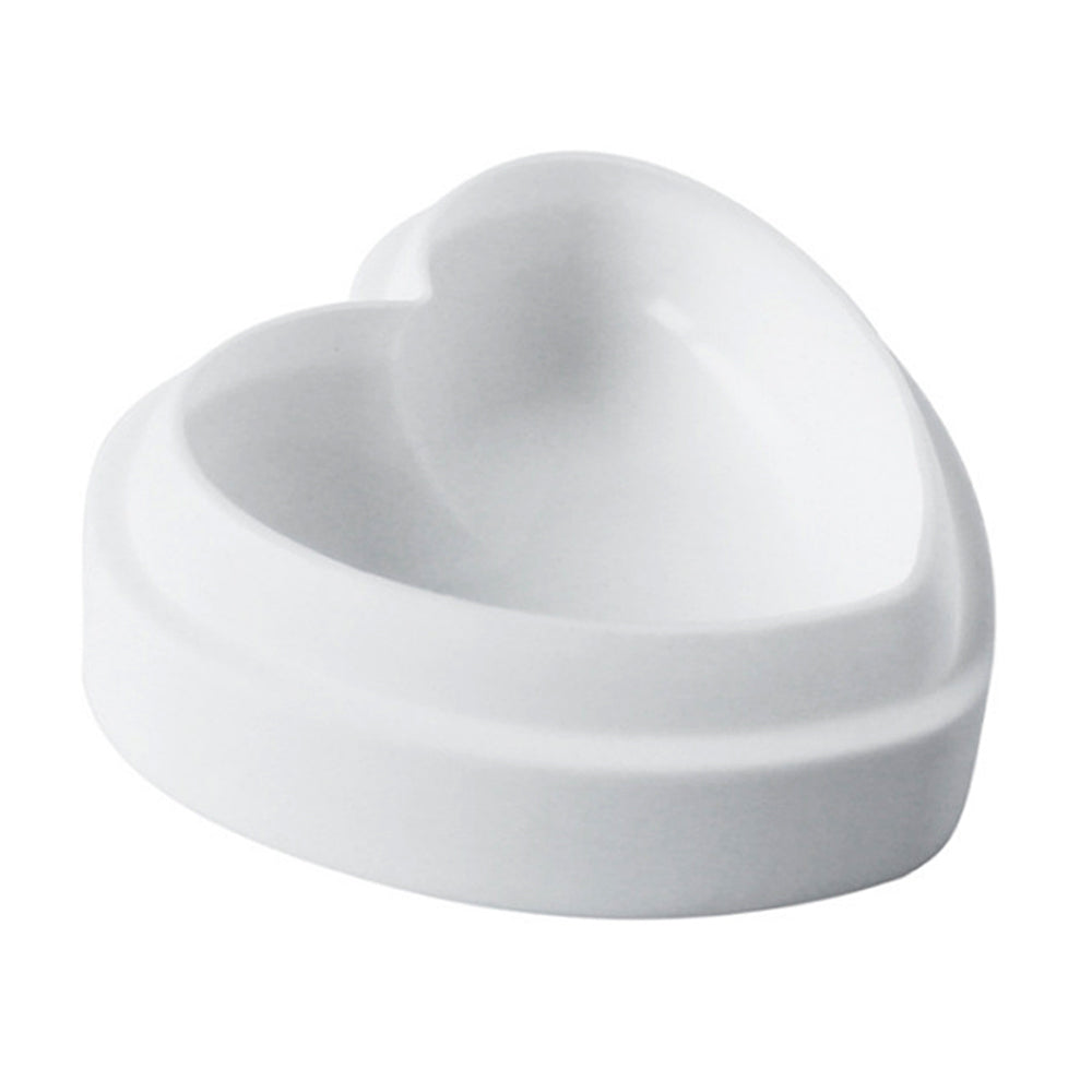 beicemania® Large Cake tin Heart Shaped Cake tin 3D Cake tins Mousse Cake molds Silicone White Heart Cake tin