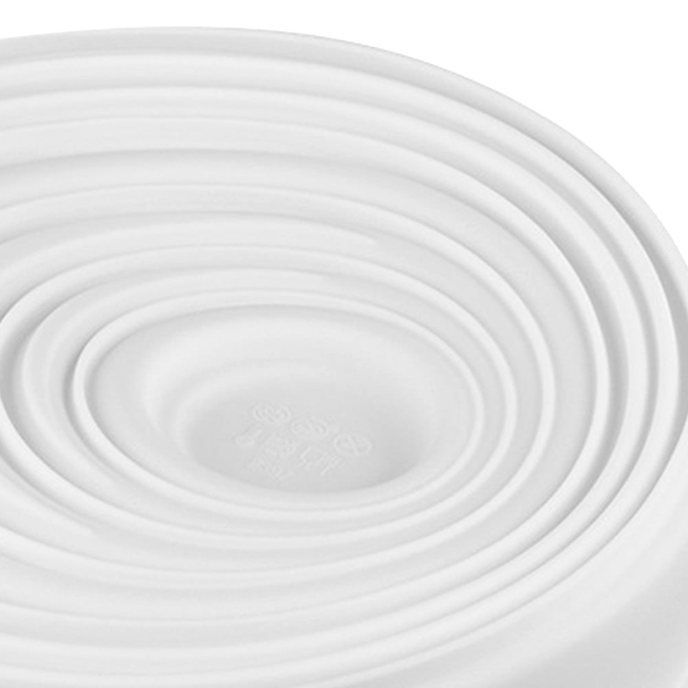 beicemania® Large Cake tin 8inch Round Cake tin 3D Cake tins Mousse Cake molds Silicone White Swirl