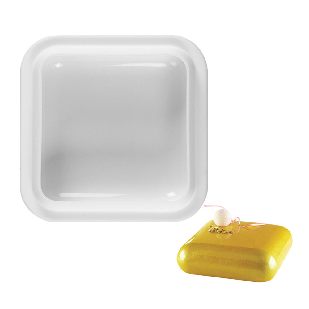 beicemania® Large Cake tin 8inch Square Cake tin 3D Cake tins Mousse Cake molds Silicone White