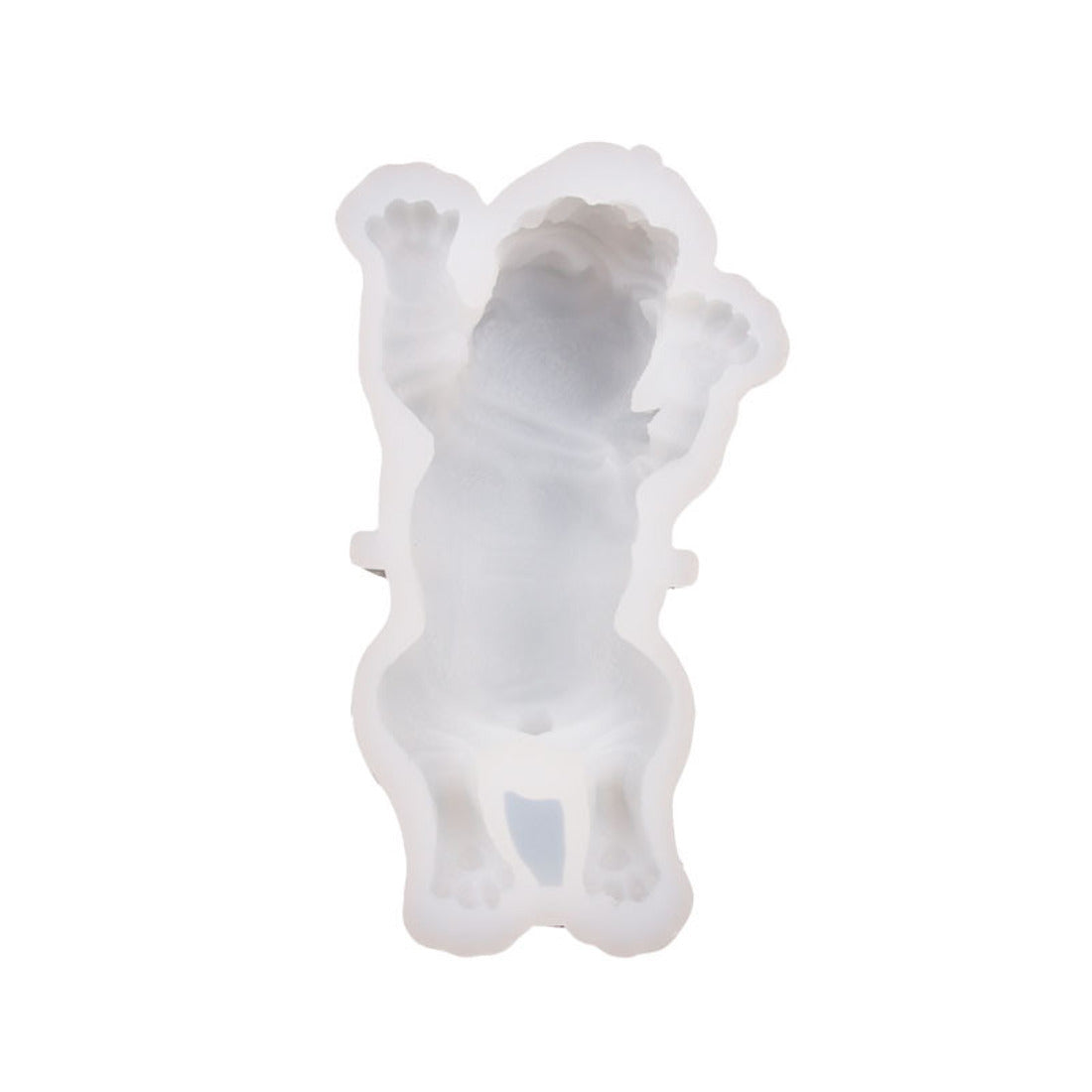 beicemania® Medium Cake tins Dog Cake tin 3D Cake tins Mousse Cake molds Silicone White Pets Cake tin Bulldog
