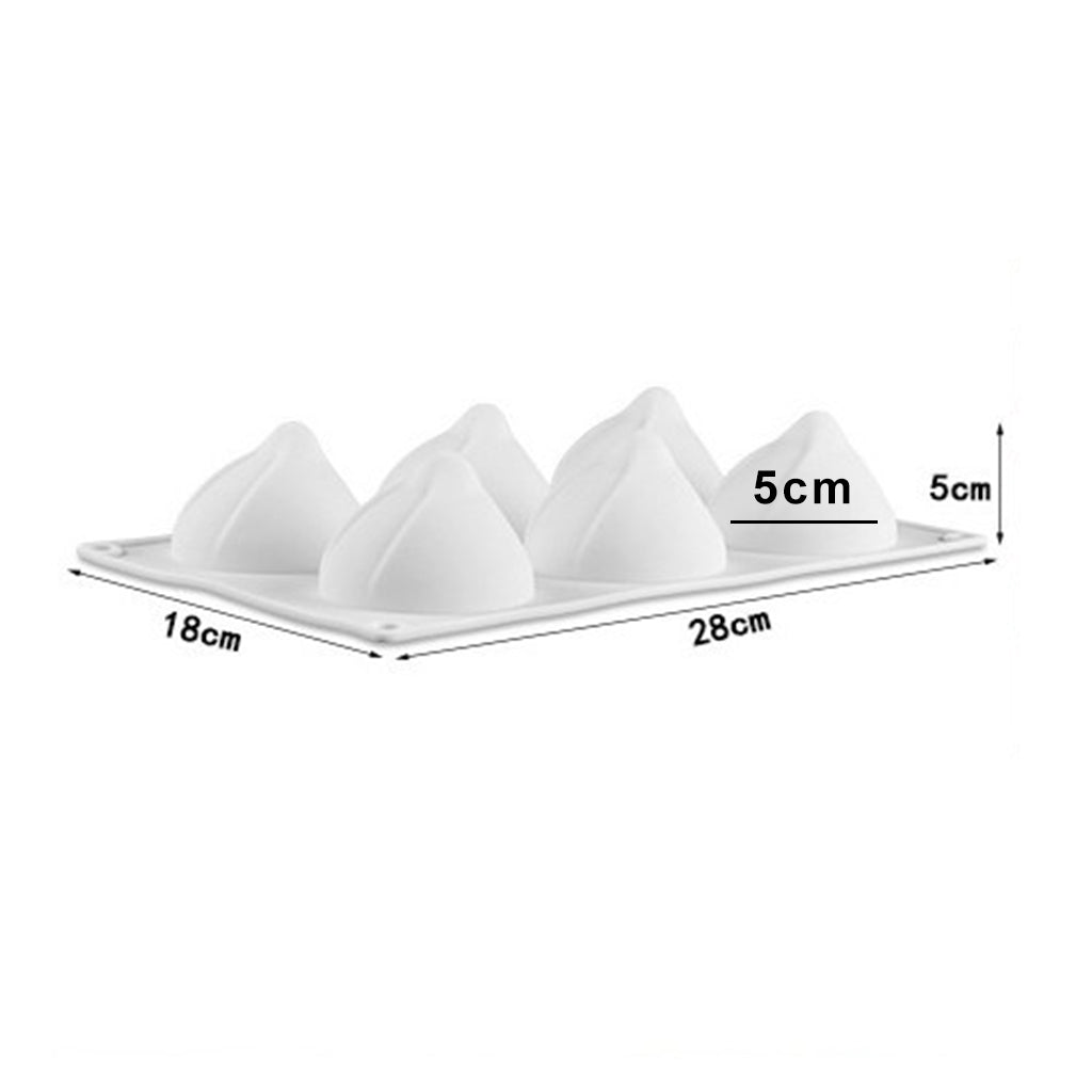 beicemania® Medium Cake tins Chriatmas Hat Cake tin 3D Cake tins Mousse Cake molds Silicone White Hats Cake tin Xmas