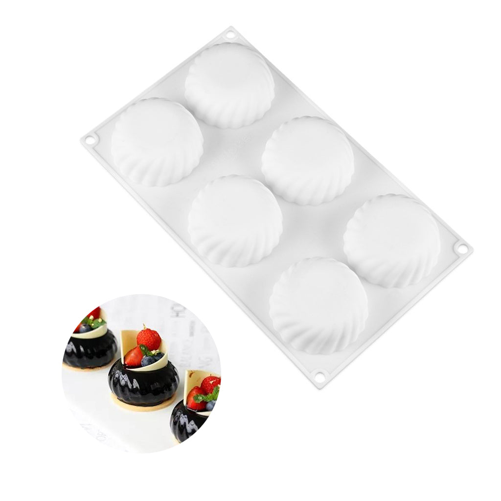 beicemania® Medium Cake tins Round Cake tin 3D Cake tins Mousse Cake molds Silicone White Half Ball Cake tin Pumpkin