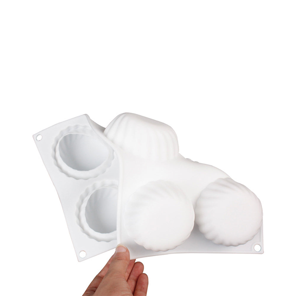 beicemania® Medium Cake tins Round Cake tin 3D Cake tins Mousse Cake molds Silicone White Half Ball Cake tin Pumpkin