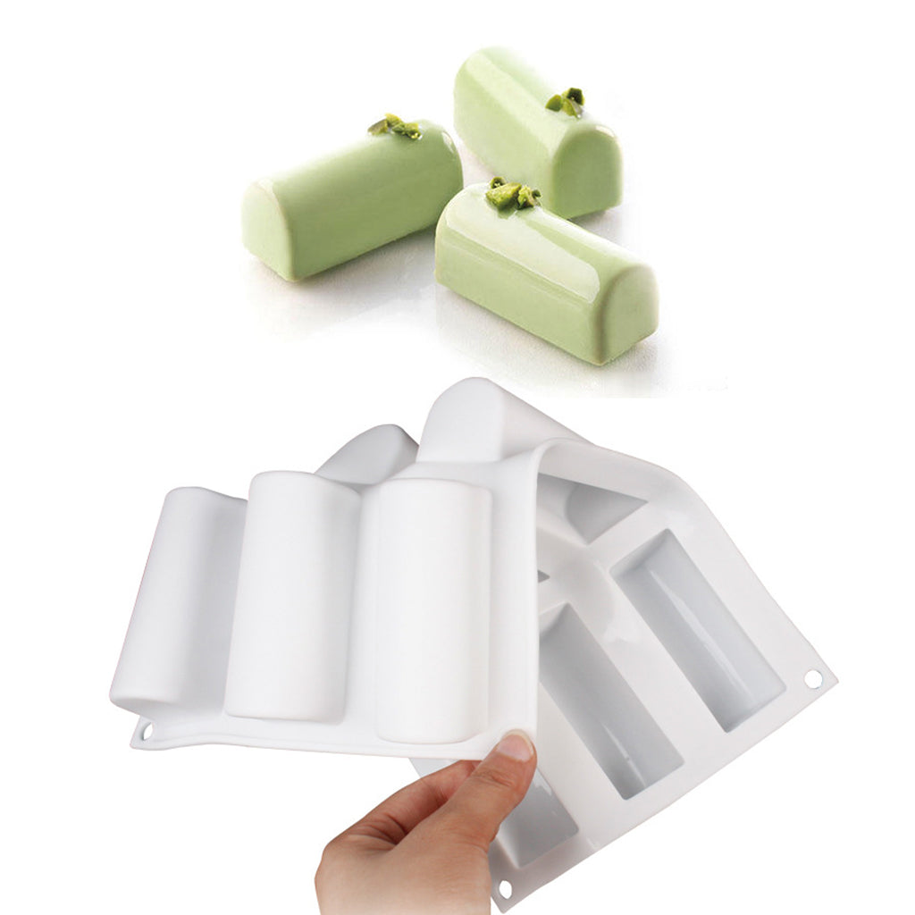 beicemania® Mini Cake tins Rectangle Cake tin 3D Cake tins Mousse Cake molds Silicone White Chocolate mold