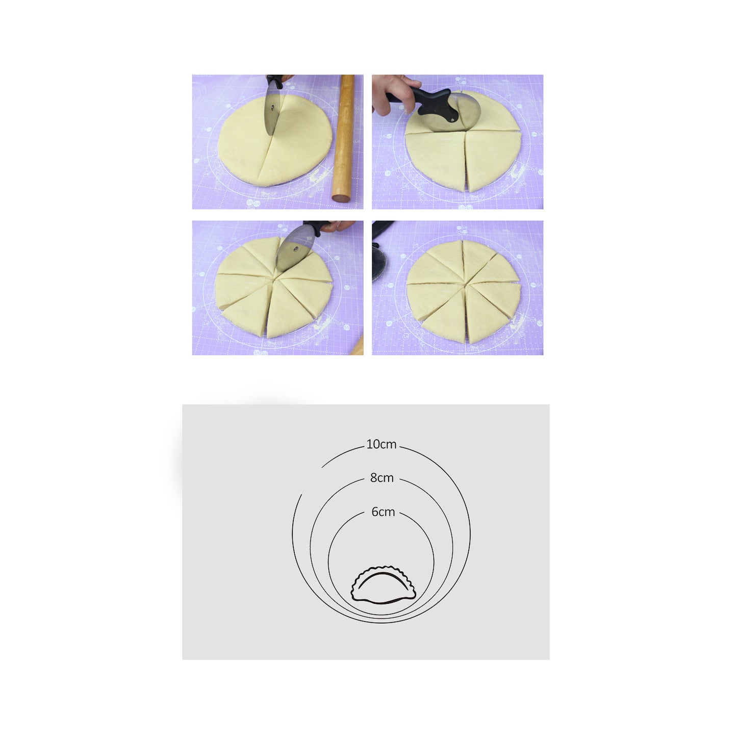 beicemania® Cooking Sheet Cake Silicon Baking mat Cooking Silicone mat Large Silicon Sheet 40cm x 50cm x 2mm Purple