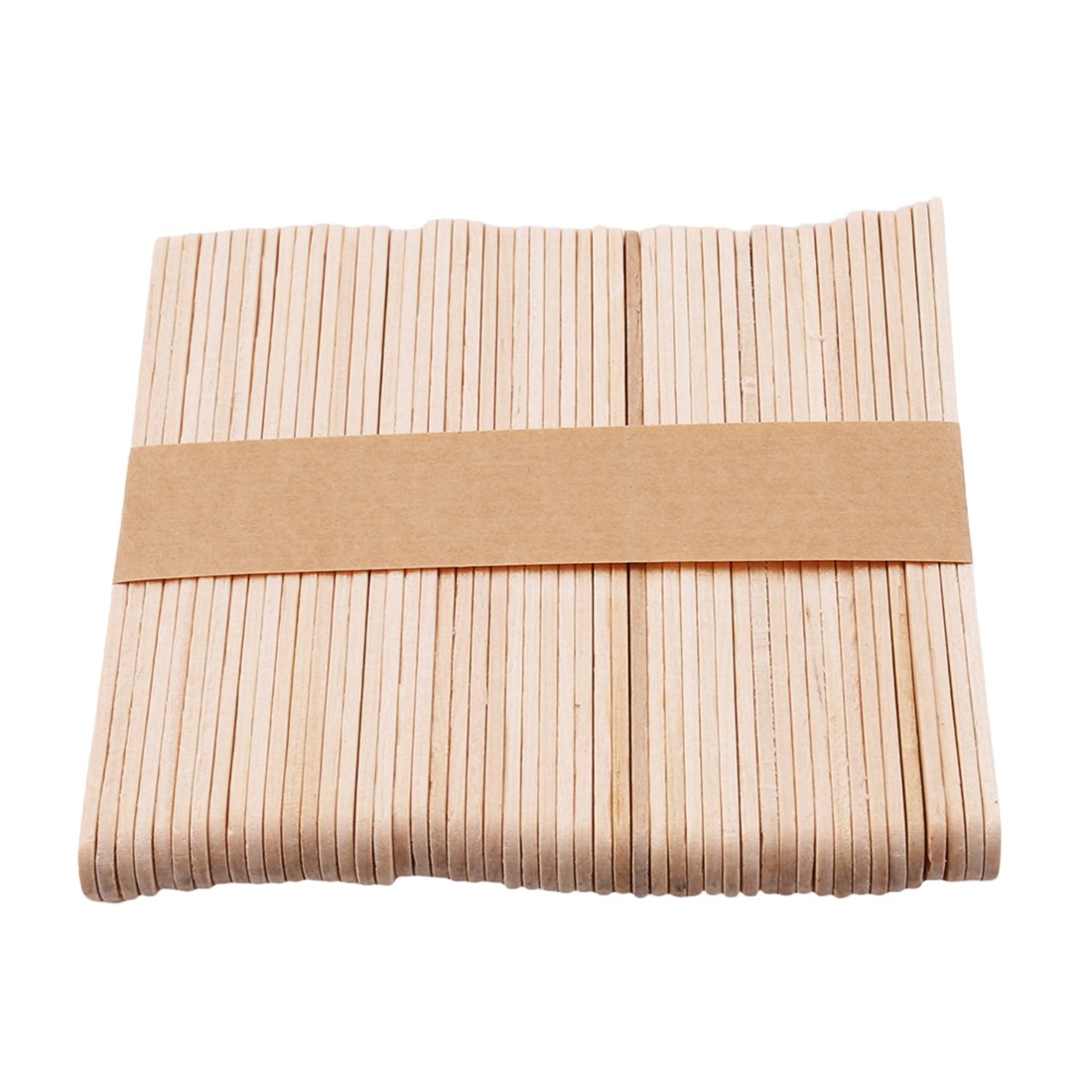 beicemania® 200pcs wooden disposable popsicle sticks food grade for popsicle molds